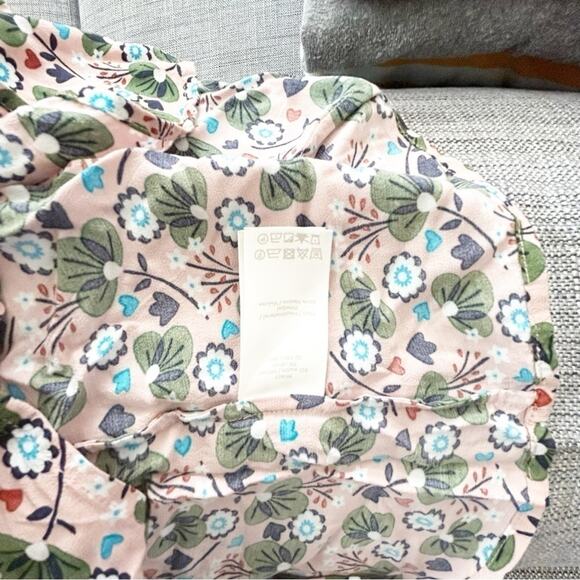 Boden Viola Pink Green Floral Print Long Sleeve V-Neckline Boho Top Blouse 10 - Picture 5 of 8